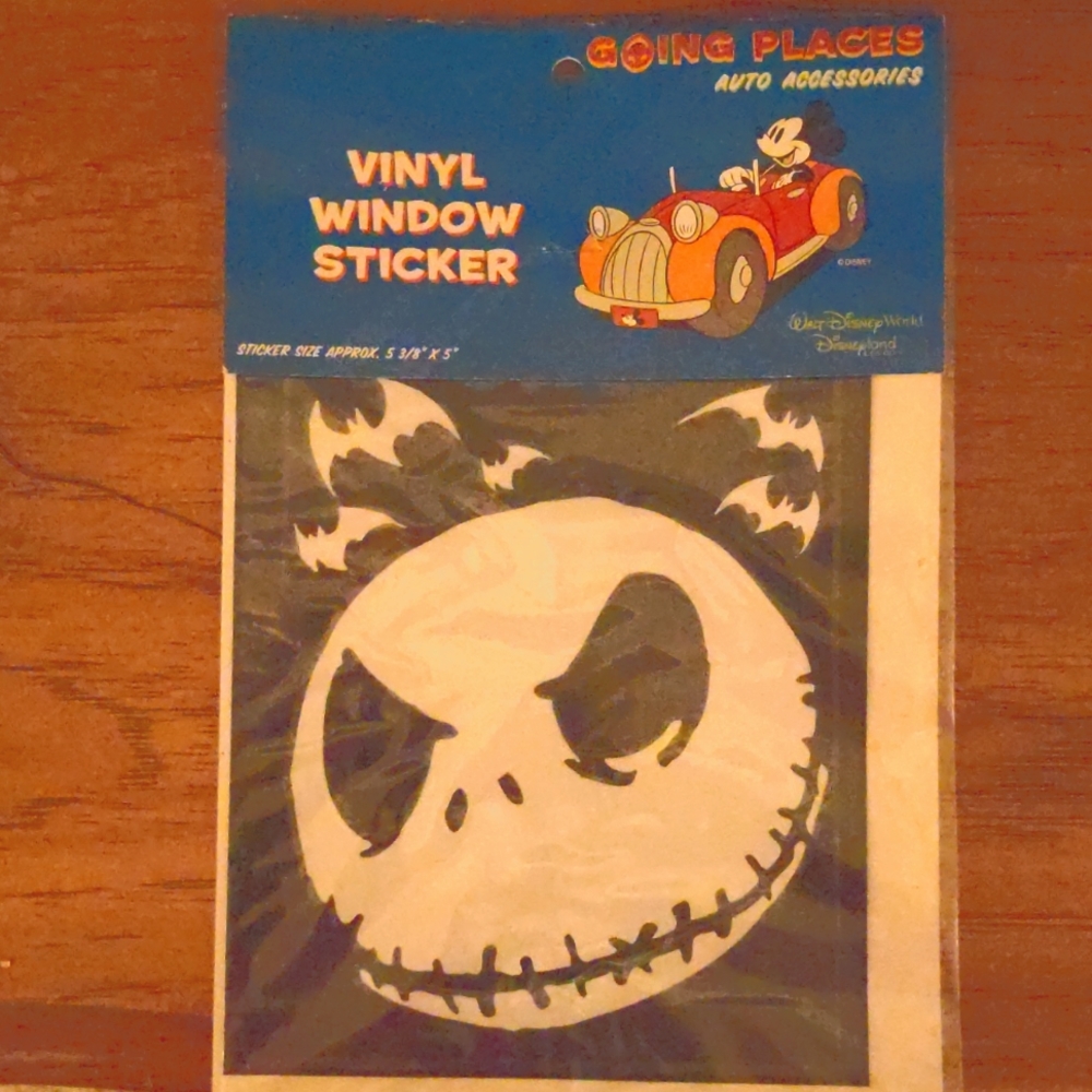 Nightmare Before Christmas Jack Vinyl Sticker